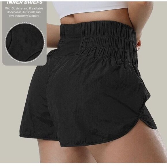 Woman Running Short Hight Waisted Elastic/Workout Short/Size S - Picture 4 of 9
